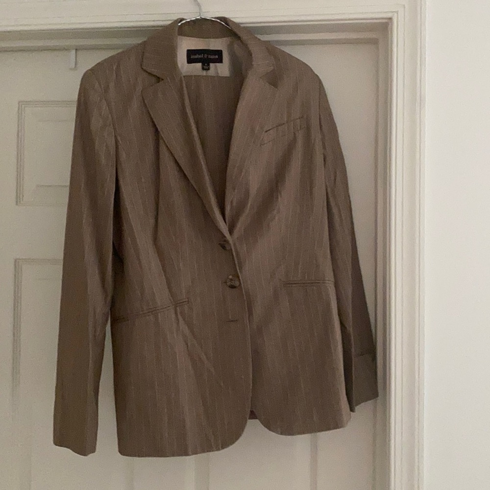 Pant suit.